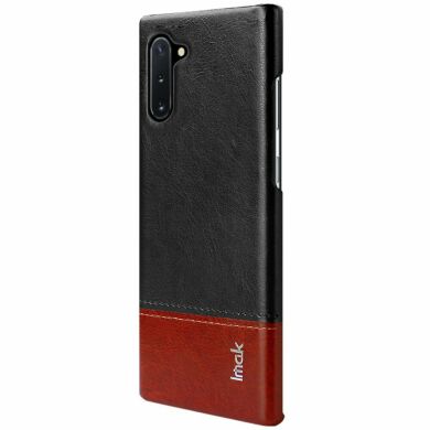 Захисний чохол IMAK Leather Series для Samsung Galaxy Note 10 (N970) - Black / Brown