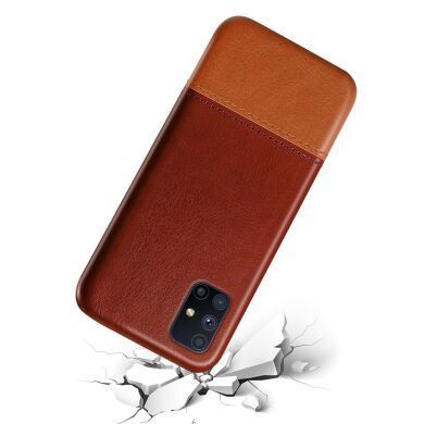 Защитный чехол KSQ Dual Color для Samsung Galaxy M51 (M515) - Dark Brown / Light Brown