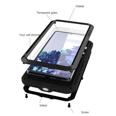 Защитный чехол LOVE MEI Powerful для Samsung Galaxy S20 FE (G780) - Green