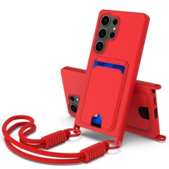 Захисний чохол Reframe Silicone Holder для Samsung Galaxy S24 Ultra (S928) - Red