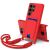 Защитный чехол Reframe Silicone Holder для Samsung Galaxy S24 Ultra (S928) - Red
