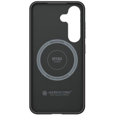 Захисний чохол Spigen (SGP) Enzo Aramid (MagFit) для Samsung Galaxy S25 Plus (S936) ACS09120 / GP-FPS936PGABW - Black / Silver