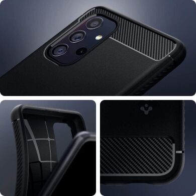 Защитный чехол Spigen (SGP) Rugged Armor для Samsung Galaxy A32 (А325) - Matte Black