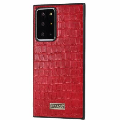 Захисний чохол SULADA Crocodile Style для Samsung Galaxy Note 20 Ultra (N985) - Red