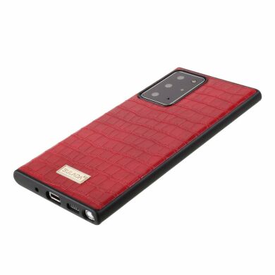 Захисний чохол SULADA Crocodile Style для Samsung Galaxy Note 20 Ultra (N985) - Red
