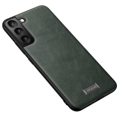 Защитный чехол SULADA Leather Case для Samsung Galaxy S22 Plus - Green