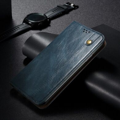 Захисний чохол UniCase Leather Wallet для Samsung Galaxy S21 (G991) - Blue