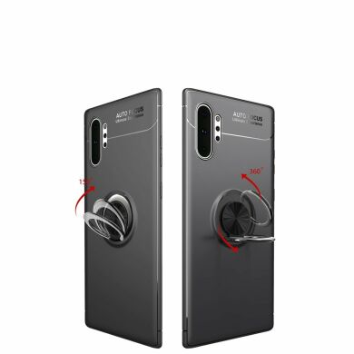 Защитный чехол UniCase Magnetic Ring для Samsung Galaxy Note 10+ (N975) - Black / Red