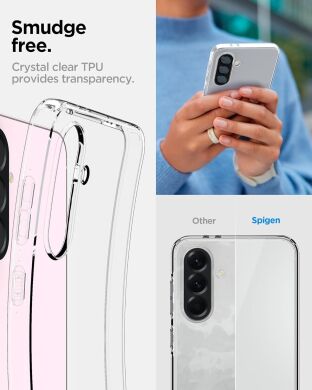 Захисний чохол Spigen (SGP) Liquid Crystal для Samsung Galaxy A56 (A566) ACS09296 - Crystal Clear