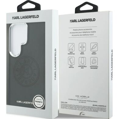 Защитный чехол Karl Lagerfeld Perforated KL MagSafe для Samsung Galaxy S26 Ultra (S948) KLHMS26LPSKRPMK - Black