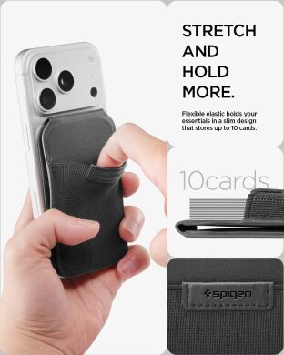 Кардхолдер Spigen Slim Fold (Mag Fit) | S314-4 (AFA11591) - Black