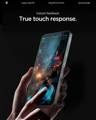 Захисне скло Spigen Glas.tR EZ Fit Pro для Samsung Galaxy S25 FE (S731) AGL10203