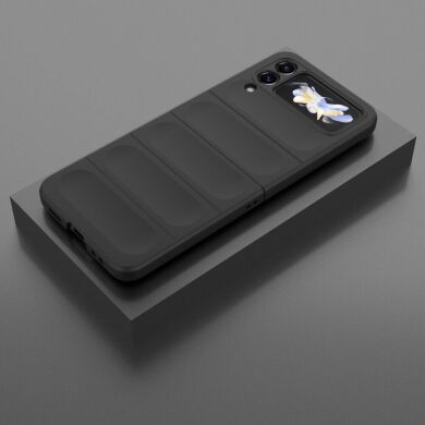 Защитный чехол Deexe Terra Case (FF) для Samsung Galaxy Flip 4 - Dark Grey