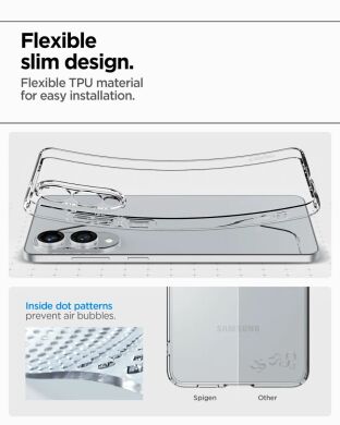 Защитный чехол Spigen (SGP) Liquid Crystal для Samsung Galaxy S25 Edge (S937) ACS09425 - Crystal Clear