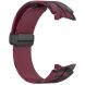 Ремешок Deexe Camo Silicone для Samsung Galaxy Watch 4 / 4 Classic / 5 / 5 Pro - Wine Red. Фото 3 из 7