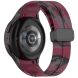 Ремешок Deexe Camo Silicone для Samsung Galaxy Watch 4 / 4 Classic / 5 / 5 Pro - Wine Red. Фото 1 из 7