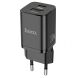 Сетевое зарядное устройство Hoco N13 PD 30W + QC3.0 - Black. Фото 2 из 11