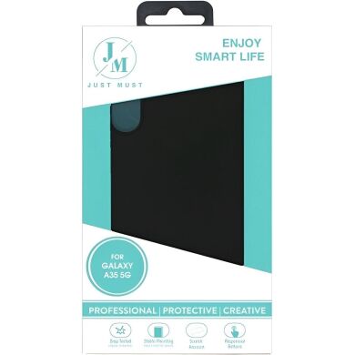 Защитный чехол Just Must Silicone Case для Samsung Galaxy A35 (A356) 6973297902767 - Black