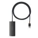 USB HUB Baseus Lite Series 4 in 1 USB HUB Adapter (1m) WKQX030101 - Black