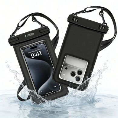 Вологозахисний чохол Tech-Protect UWC7 Universal Waterproof Case - Black