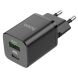 Сетевое зарядное устройство Hoco N13 PD 30W + QC3.0 - Black. Фото 3 из 11