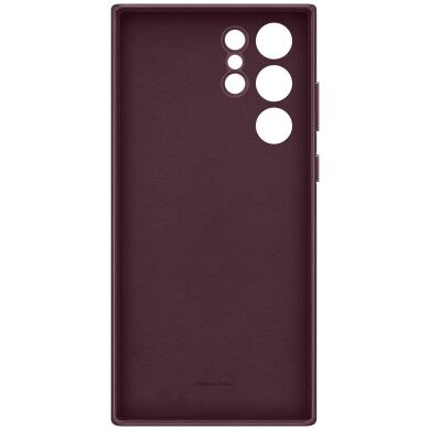 Чохол Leather Cover для Samsung Galaxy S22 Ultra (S908) EF-VS908LEEGRU - Burgundy