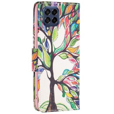 Чехол-книжка Deexe Color Wallet для Samsung Galaxy M53 (M536) - Life Tree