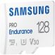 Карта памяти MicroSDXC Samsung PRO Endurance 128GB C10 UHS-I R100MB/s + адаптер (MB-MJ128KA/EU) - White. Фото 5 из 11