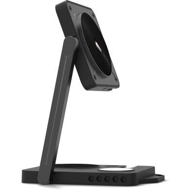 Беспроводное зарядное устройство AULUMU M01 Charging Station 4 in 1 - Black