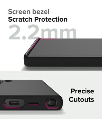 Защитный чехол Ringke Silicone Magnetic для Samsung Galaxy S24 Ultra (S928) 8809961783968 - Black