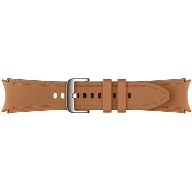 Оригінальний ремінець Hybrid Eco-Leather Band (S/M) для Samsung Galaxy Watch 4 / 4 Classic / 5 / 5 Pro / 6 / 6 Classic (ET-SHR95SDEGEU) - Camel