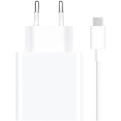 Сетевое зарядное устройство Xiaomi 33W Combo + кабель USB to Type-C (BHR9956EU) - White