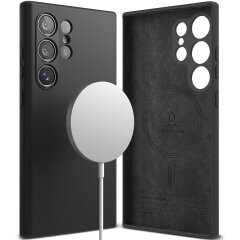 Защитный чехол Ringke Silicone Magnetic для Samsung Galaxy S24 Ultra (S928) 8809961783968 - Black