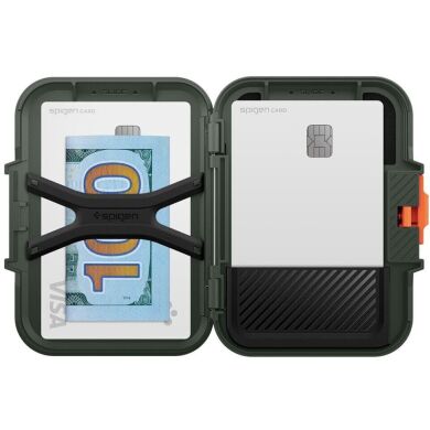 Кардхолдер Spigen (SGP) Lock Fit (MagFit) AFA08528 - Military Green