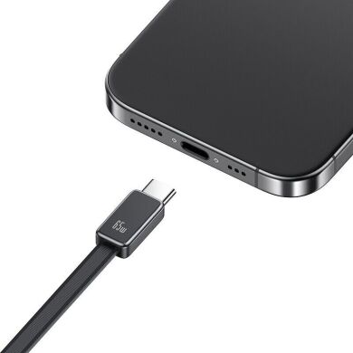 Сетевое зарядное устройство USAMS US-CC299 GaN 65W (USB + Type-C) + кабель Type-C - Black