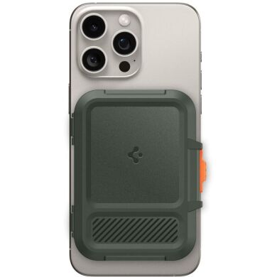 Кардхолдер Spigen (SGP) Lock Fit (MagFit) AFA08528 - Military Green