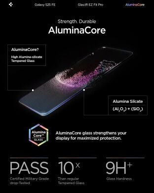 Захисне скло Spigen Glas.tR EZ Fit Pro для Samsung Galaxy S25 FE (S731) AGL10203