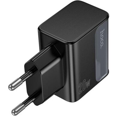 Мережевий зарядний пристрій Hoco CS71A PD20W + QC3.0 - Black