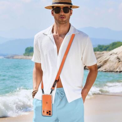 Ремінець для смартфона Tech-Protect C6S Rope CrossBody - Cosmic Orange
