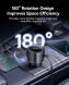 Автомобільний зарядний пристрій Baseus Enjoyment Max Retractable (90W) + кабель Type-C+Type-C (C00035507121) - Black