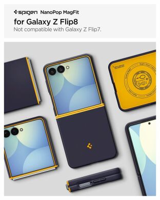 Защитный чехол Spigen Nano Pop MagFit (FF) для Samsung Galaxy Flip 8 (ACS11523) - Black