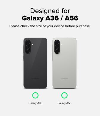 Захисний чохол Ringke Fusion X для Samsung Galaxy A36 (A366) / A56 (A566) 8800293852216 - Black