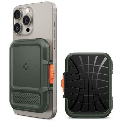 Кардхолдер Spigen (SGP) Lock Fit (MagFit) AFA08528 - Military Green