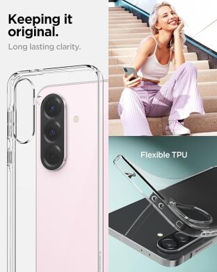 Захисний чохол Spigen (SGP) Liquid Crystal для Samsung Galaxy A56 (A566) ACS09296 - Crystal Clear