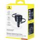 Автомобільний зарядний пристрій Baseus Enjoyment Max Retractable (90W) + кабель Type-C+Type-C (C00035507121) - Black