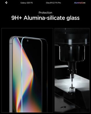 Захисне скло Spigen Glas.tR EZ Fit Pro для Samsung Galaxy S25 FE (S731) AGL10203