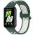 Ремінець Deexe Dot Color для Samsung Galaxy Fit 3 - Dark Green / White