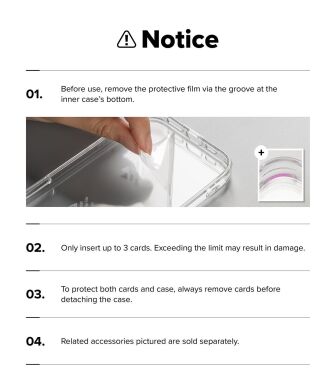 Защитный чехол Ringke Fusion Card для Samsung Galaxy S26 (S942) 8800328815551 - Clear