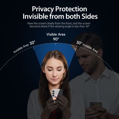 Защитное стекло DUX DUCIS Privacy для Samsung Galaxy Fold 8 Ultra - Black