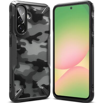 Захисний чохол Ringke Fusion X для Samsung Galaxy A36 (A366) / A56 (A566) 8800293852247 - Camo Black
